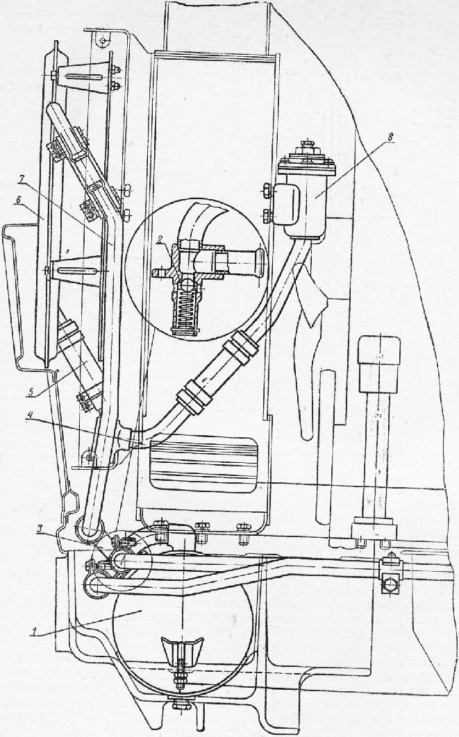 Гідравлічна система коробки передач трактора Т-150