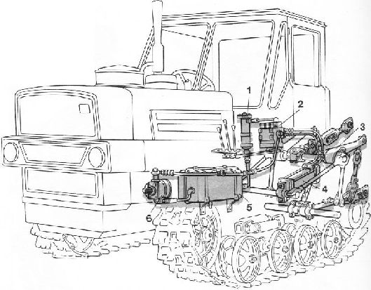 Ходова частина колісного трактора Т-150